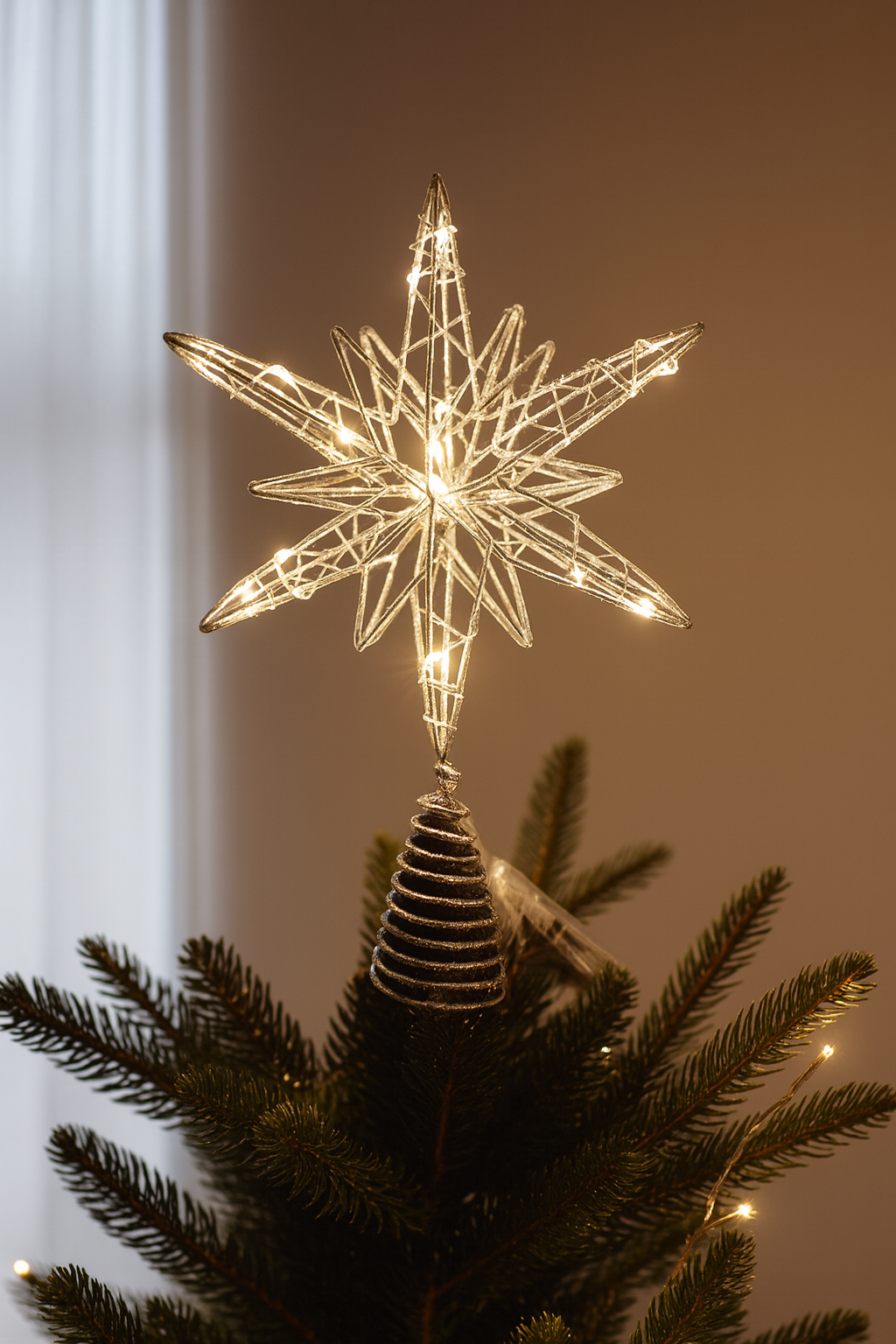LED Blossom Star Tree Lamp – Decorative Ambient Light for Home, Bedroom & Events