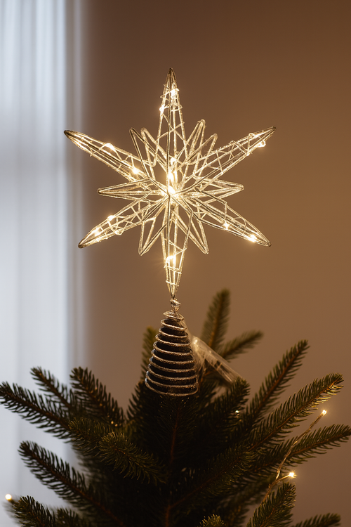 LED Blossom Star Tree Lamp – Decorative Ambient Light for Home, Bedroom & Events