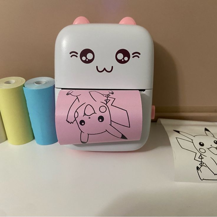 Mini Thermal Printer – Portable Bluetooth Sticker & Label Printer