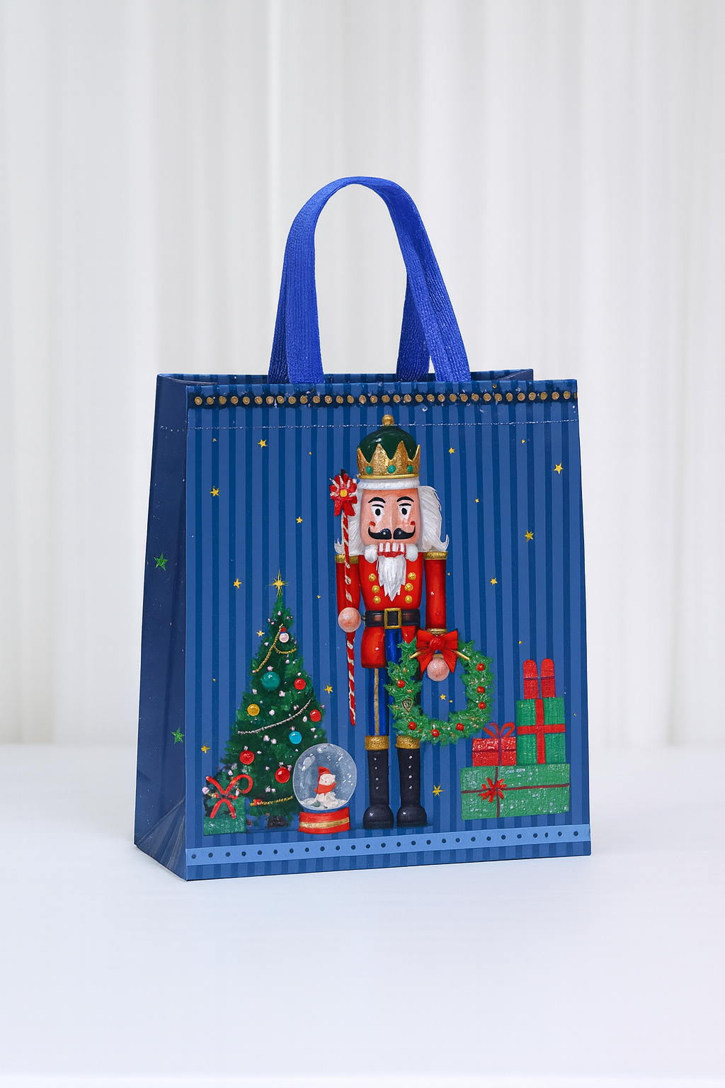 🎄 Premium Christmas Tree Gift Bag – Reusable Holiday Tote with Red Handles